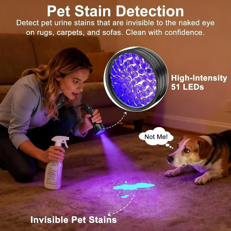 51-LED Blacklight Stain Finder