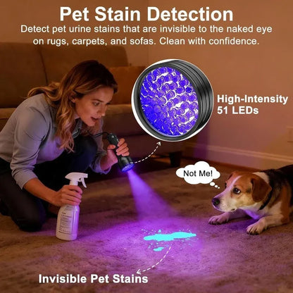 51-LED Blacklight Stain Finder
