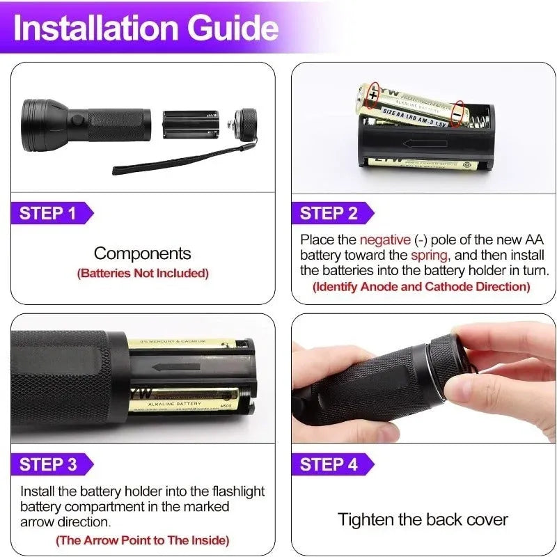 51-LED Blacklight Stain Finder