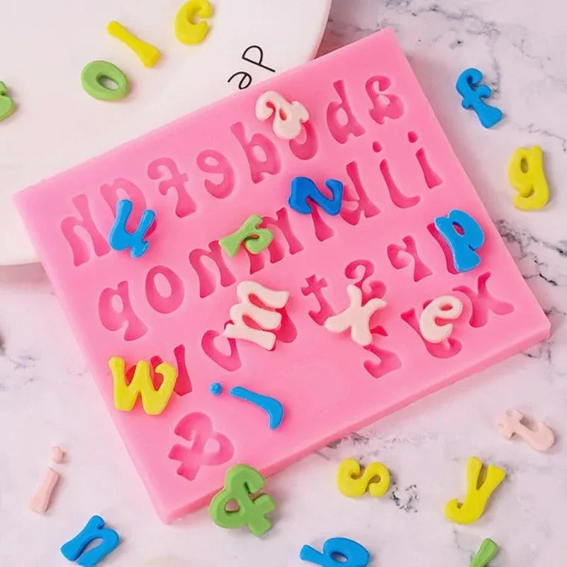 4-Piece Silicone Alphabet Set