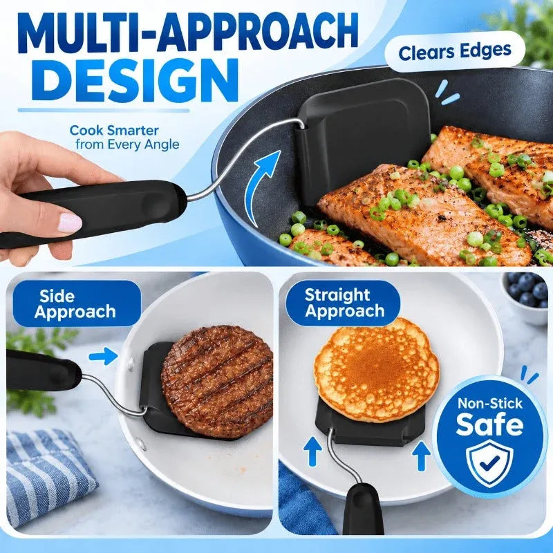 6-Angle Locking Kitchen Spatula