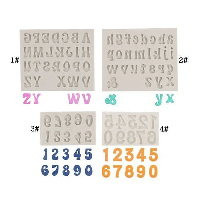 4-Piece Silicone Alphabet Set