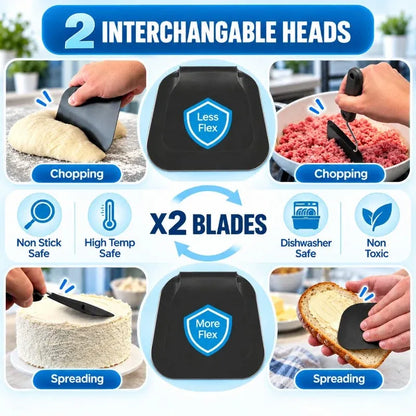 6-Angle Locking Kitchen Spatula