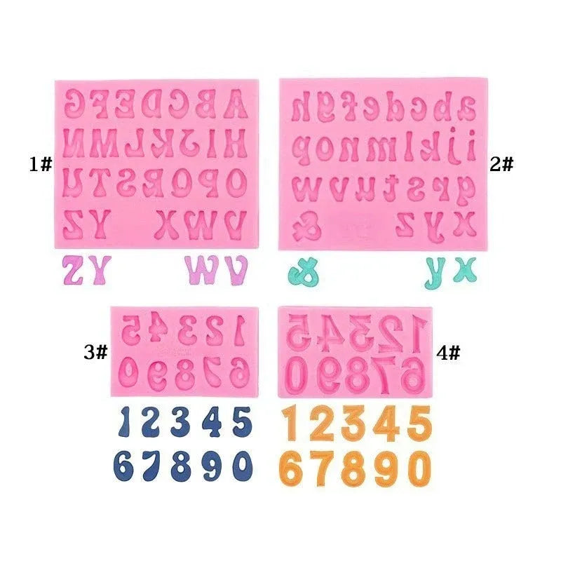 4-Piece Silicone Alphabet Set
