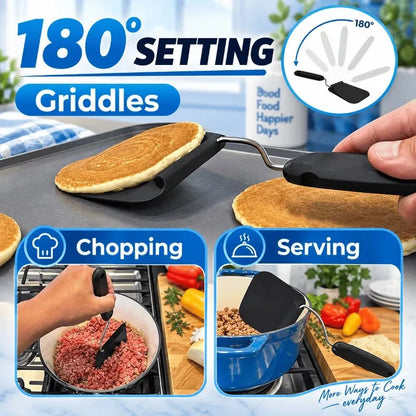 6-Angle Locking Kitchen Spatula