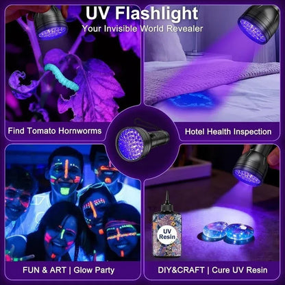 51-LED Blacklight Stain Finder